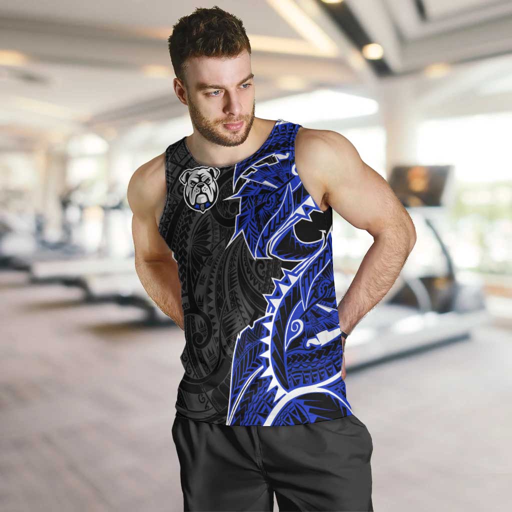 Canterbury Bankstown Bulldogs Men Tank Top Polynesian Tribal Tattoo Pacific Sport Art