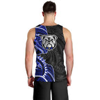 Canterbury Bankstown Bulldogs Men Tank Top Polynesian Tribal Tattoo Pacific Sport Art