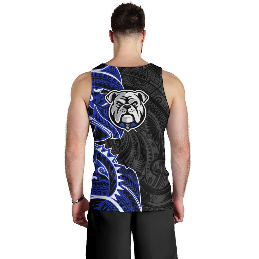 Canterbury Bankstown Bulldogs Men Tank Top Polynesian Tribal Tattoo Pacific Sport Art