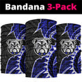Canterbury Bankstown Bulldogs Neck Gaiter Polynesian Tribal Tattoo Pacific Sport Art
