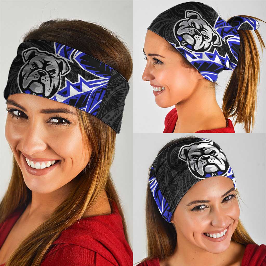 Canterbury Bankstown Bulldogs Neck Gaiter Polynesian Tribal Tattoo Pacific Sport Art