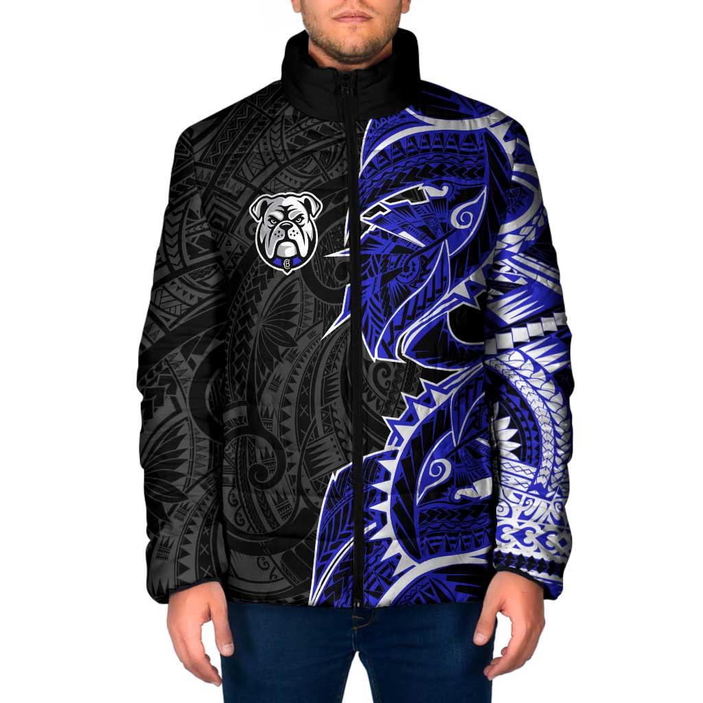 Canterbury Bankstown Bulldogs Padded Jacket Polynesian Tribal Tattoo Pacific Sport Art