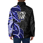 Canterbury Bankstown Bulldogs Padded Jacket Polynesian Tribal Tattoo Pacific Sport Art
