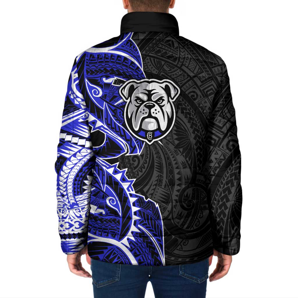 Canterbury Bankstown Bulldogs Padded Jacket Polynesian Tribal Tattoo Pacific Sport Art