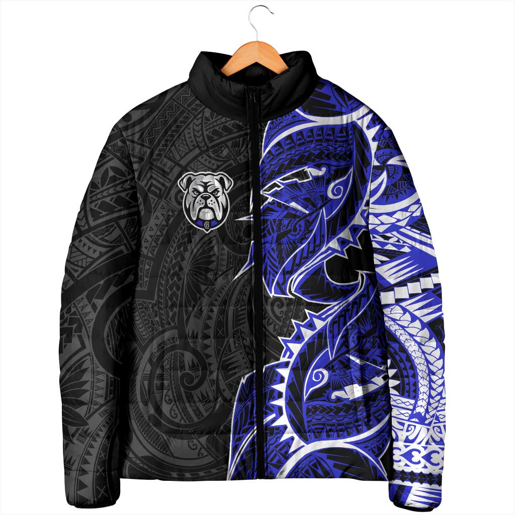 Canterbury Bankstown Bulldogs Padded Jacket Polynesian Tribal Tattoo Pacific Sport Art