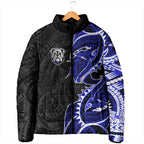 Canterbury Bankstown Bulldogs Padded Jacket Polynesian Tribal Tattoo Pacific Sport Art