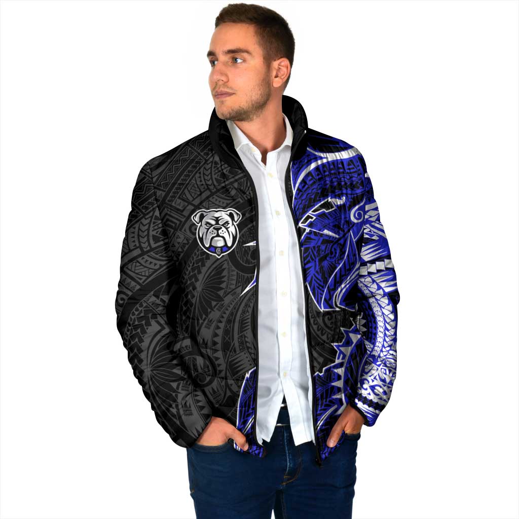 Canterbury Bankstown Bulldogs Padded Jacket Polynesian Tribal Tattoo Pacific Sport Art