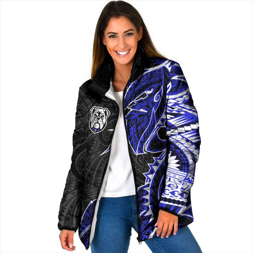 Canterbury Bankstown Bulldogs Padded Jacket Polynesian Tribal Tattoo Pacific Sport Art