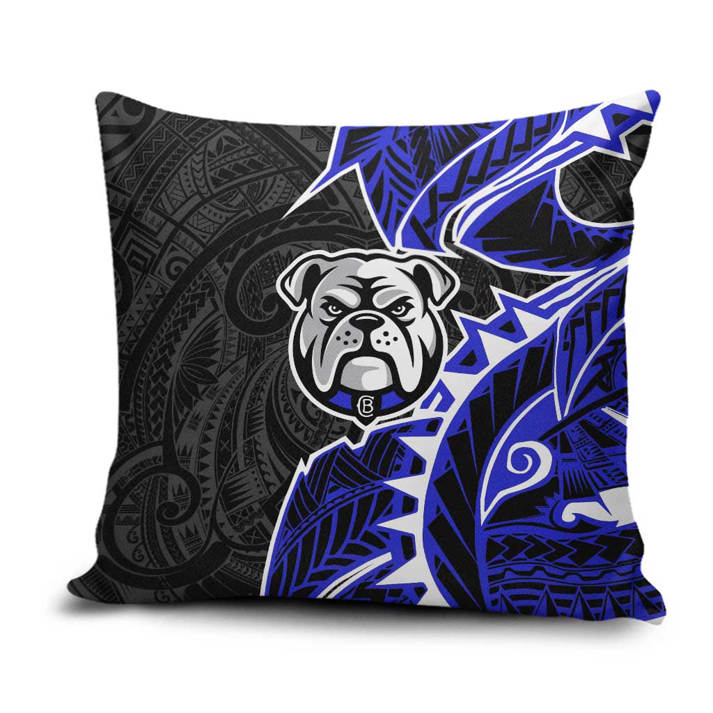 Canterbury Bankstown Bulldogs Pillow Cover Polynesian Tribal Tattoo Pacific Sport Art