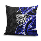 Canterbury Bankstown Bulldogs Pillow Cover Polynesian Tribal Tattoo Pacific Sport Art