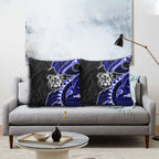 Canterbury Bankstown Bulldogs Pillow Cover Polynesian Tribal Tattoo Pacific Sport Art