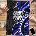 Canterbury Bankstown Bulldogs Puzzle Polynesian Tribal Tattoo Pacific Sport Art