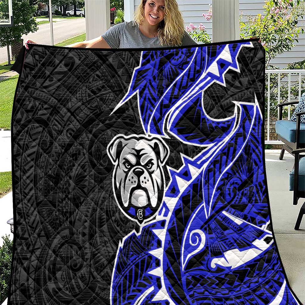 Canterbury Bankstown Bulldogs Quilt Polynesian Tribal Tattoo Pacific Sport Art
