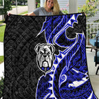 Canterbury Bankstown Bulldogs Quilt Polynesian Tribal Tattoo Pacific Sport Art