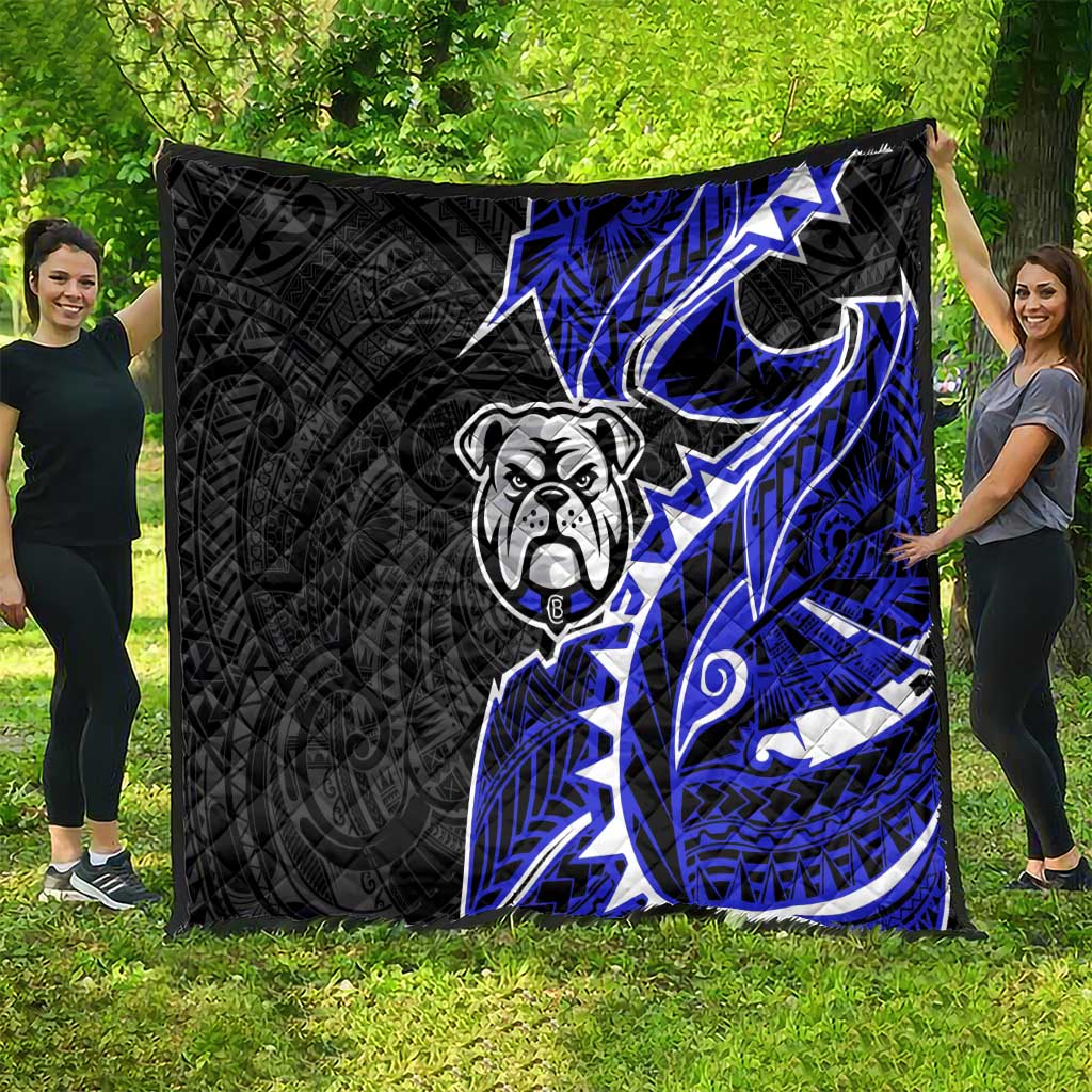 Canterbury Bankstown Bulldogs Quilt Polynesian Tribal Tattoo Pacific Sport Art