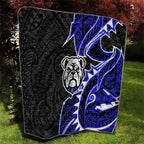 Canterbury Bankstown Bulldogs Quilt Polynesian Tribal Tattoo Pacific Sport Art
