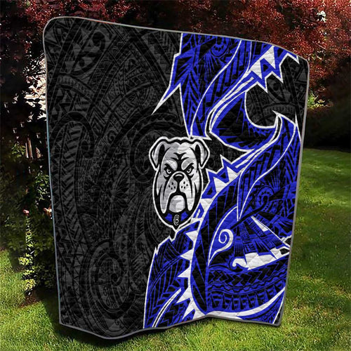 Canterbury Bankstown Bulldogs Quilt Polynesian Tribal Tattoo Pacific Sport Art
