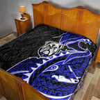 Canterbury Bankstown Bulldogs Quilt Polynesian Tribal Tattoo Pacific Sport Art