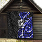 Canterbury Bankstown Bulldogs Quilt Polynesian Tribal Tattoo Pacific Sport Art