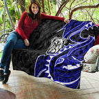 Canterbury Bankstown Bulldogs Quilt Polynesian Tribal Tattoo Pacific Sport Art