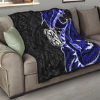 Canterbury Bankstown Bulldogs Quilt Polynesian Tribal Tattoo Pacific Sport Art