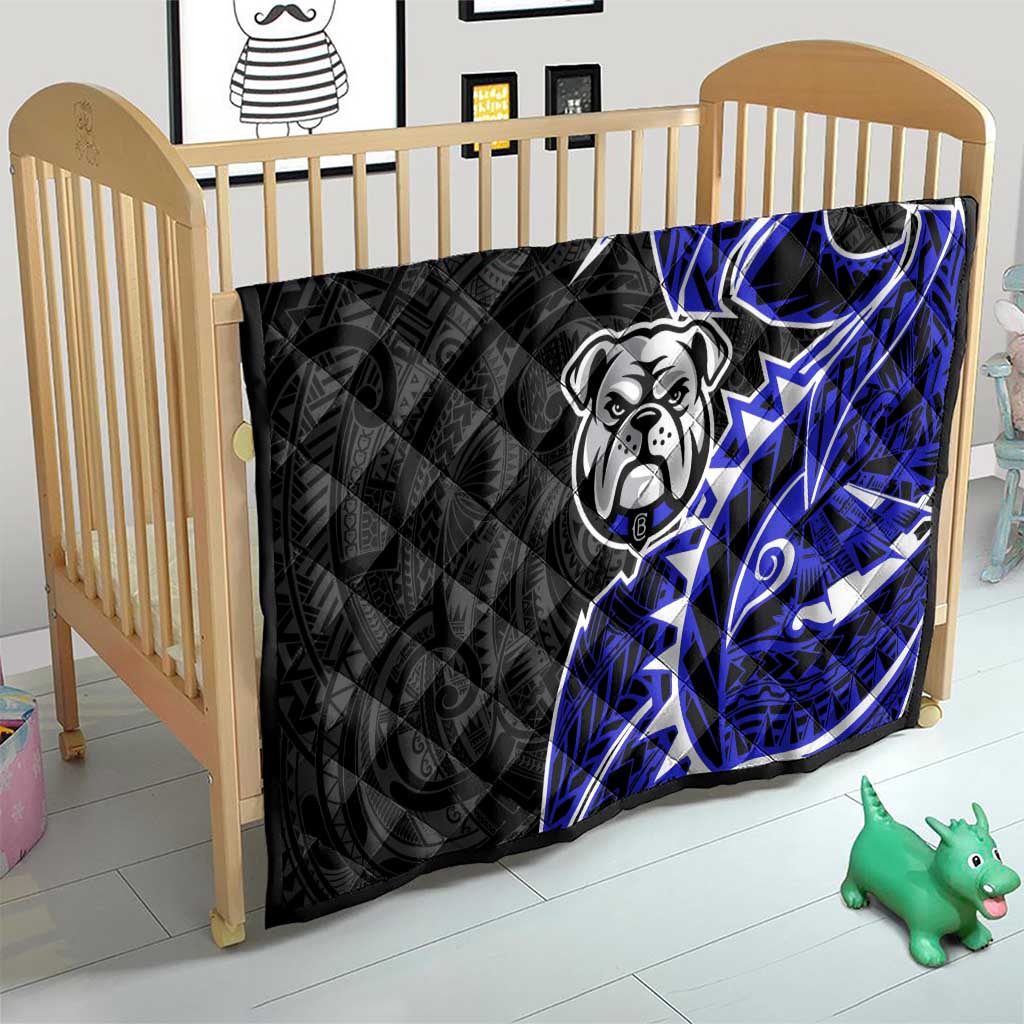 Canterbury Bankstown Bulldogs Quilt Polynesian Tribal Tattoo Pacific Sport Art