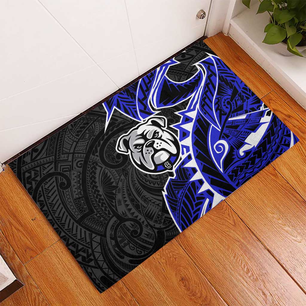Canterbury Bankstown Bulldogs Rubber Doormat Polynesian Tribal Tattoo Pacific Sport Art