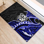 Canterbury Bankstown Bulldogs Rubber Doormat Polynesian Tribal Tattoo Pacific Sport Art