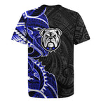 Canterbury Bankstown Bulldogs Rugby Jersey Polynesian Tribal Tattoo Pacific Sport Art