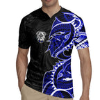 Canterbury Bankstown Bulldogs Rugby Jersey Polynesian Tribal Tattoo Pacific Sport Art
