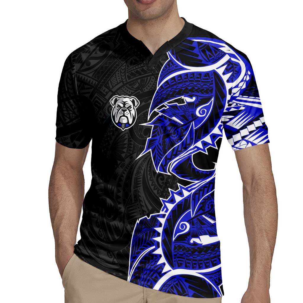 Canterbury Bankstown Bulldogs Rugby Jersey Polynesian Tribal Tattoo Pacific Sport Art