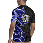 Canterbury Bankstown Bulldogs Rugby Jersey Polynesian Tribal Tattoo Pacific Sport Art