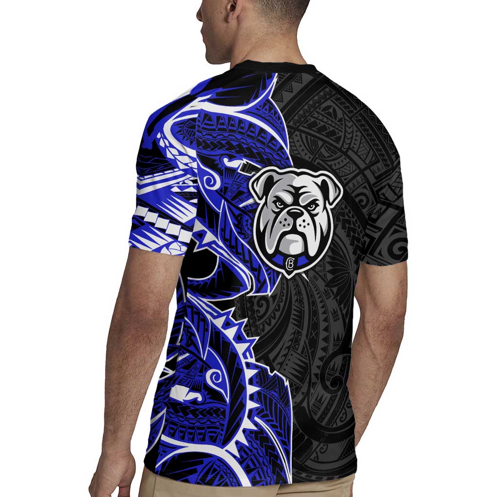 Canterbury Bankstown Bulldogs Rugby Jersey Polynesian Tribal Tattoo Pacific Sport Art
