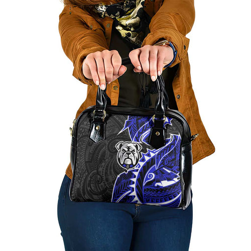 Canterbury Bankstown Bulldogs Shoulder Handbag Polynesian Tribal Tattoo Pacific Sport Art