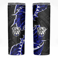Canterbury Bankstown Bulldogs Skinny Tumbler Polynesian Tribal Tattoo Pacific Sport Art