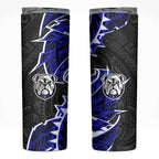 Canterbury Bankstown Bulldogs Skinny Tumbler Polynesian Tribal Tattoo Pacific Sport Art