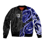 Canterbury Bankstown Bulldogs Sleeve Zip Bomber Jacket Polynesian Tribal Tattoo Pacific Sport Art