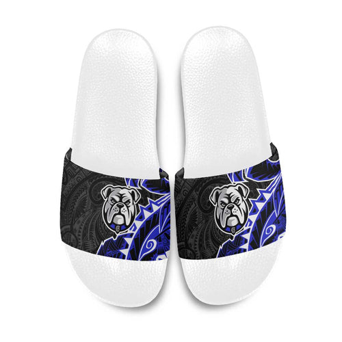 Canterbury Bankstown Bulldogs Slide Sandals Polynesian Tribal Tattoo Pacific Sport Art