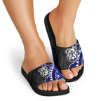 Canterbury Bankstown Bulldogs Slide Sandals Polynesian Tribal Tattoo Pacific Sport Art