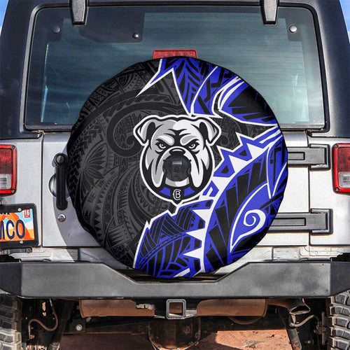 Canterbury Bankstown Bulldogs Spare Tire Cover Polynesian Tribal Tattoo Pacific Sport Art