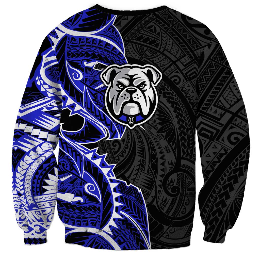 Canterbury Bankstown Bulldogs Sweatshirt Polynesian Tribal Tattoo Pacific Sport Art