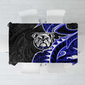 Canterbury Bankstown Bulldogs Tablecloth Polynesian Tribal Tattoo Pacific Sport Art
