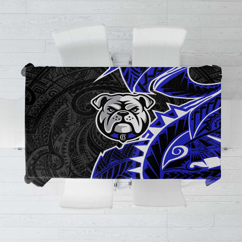 Canterbury Bankstown Bulldogs Tablecloth Polynesian Tribal Tattoo Pacific Sport Art