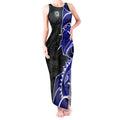 Canterbury Bankstown Bulldogs Tank Maxi Dress Polynesian Tribal Tattoo Pacific Sport Art