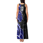 Canterbury Bankstown Bulldogs Tank Maxi Dress Polynesian Tribal Tattoo Pacific Sport Art
