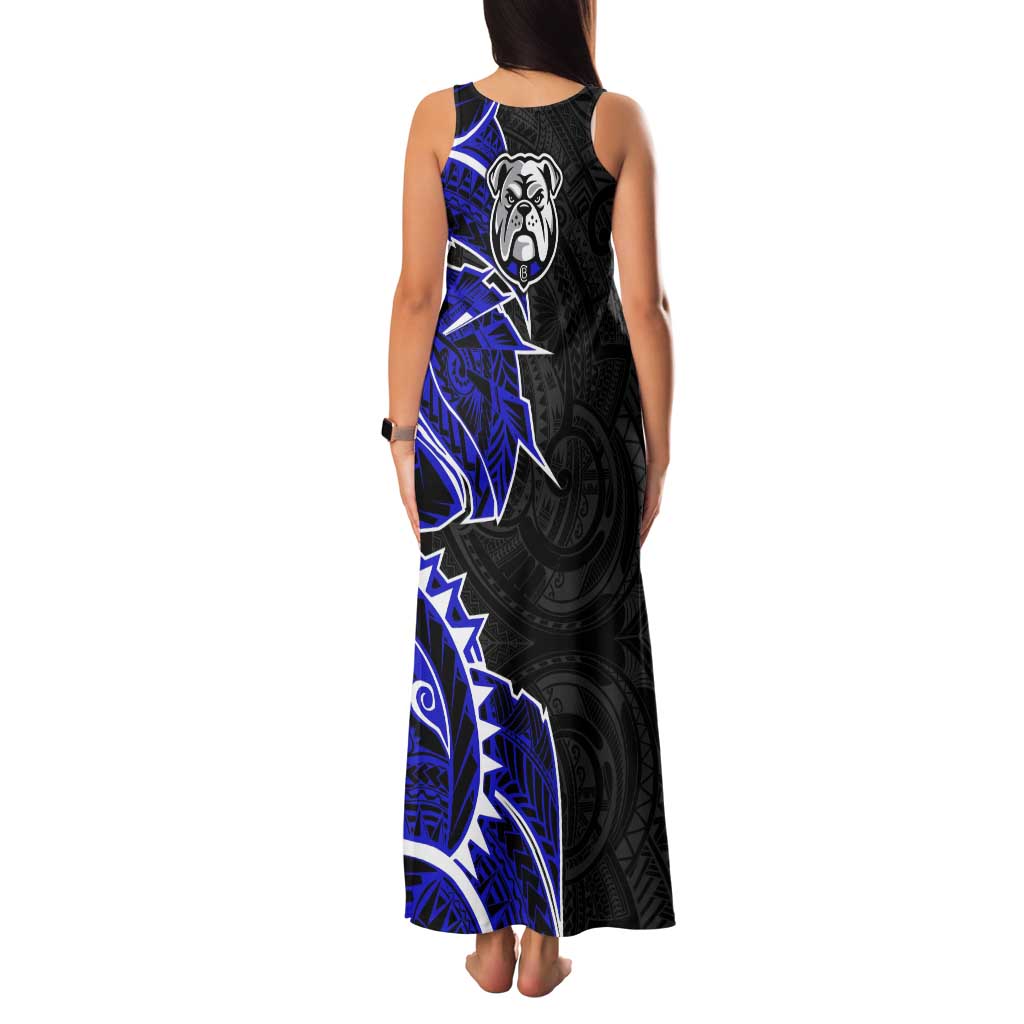 Canterbury Bankstown Bulldogs Tank Maxi Dress Polynesian Tribal Tattoo Pacific Sport Art