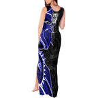Canterbury Bankstown Bulldogs Tank Maxi Dress Polynesian Tribal Tattoo Pacific Sport Art