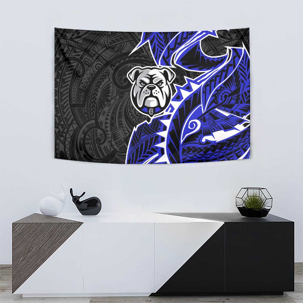 Canterbury Bankstown Bulldogs Tapestry Polynesian Tribal Tattoo Pacific Sport Art