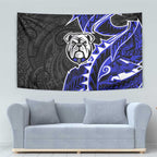 Canterbury Bankstown Bulldogs Tapestry Polynesian Tribal Tattoo Pacific Sport Art
