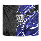 Canterbury Bankstown Bulldogs Tapestry Polynesian Tribal Tattoo Pacific Sport Art